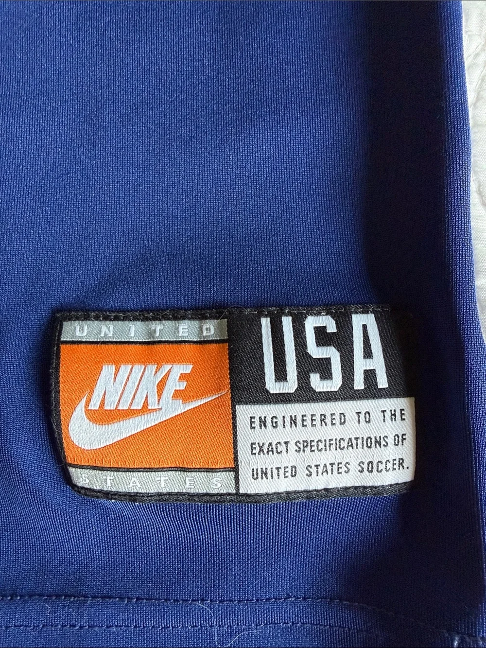 Nike Youth Navy USA Short-Sleeve Soccer Tee with Red & White Accents